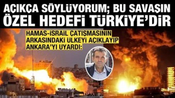 Abdullah Ağar'dan İsrail-Hamas uyarısı: Bu savaşın &ouml;zel hedefi T&uuml;rkiye'dir