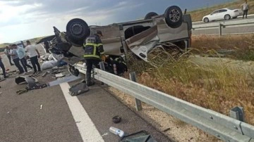 Aksaray-Niğde otobanında kaza: 2 &ouml;l&uuml;