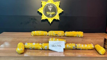 Ara&ccedil;tan 5 kilo 600 gram uyuşturucu &ccedil;ıktı