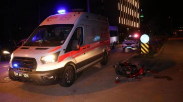 Bolu&rsquo;da cip ile motosiklet &ccedil;arpıştı: 1 yaralı
