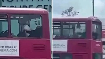 Bu nasıl arsızlık! Diğer yolculara aldırış etmeden otob&uuml;ste cinsel ilişkiye girdiler