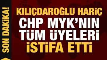 CHP Merkez Y&ouml;netim Kurulu'nun t&uuml;m &uuml;yeleri istifa etti