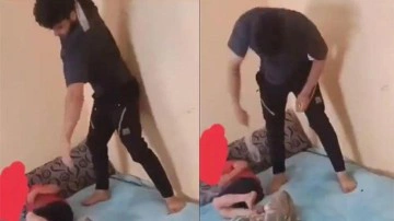 &Ccedil;ocuğuna şiddet uygulayan Suriyeli baba g&ouml;zaltında