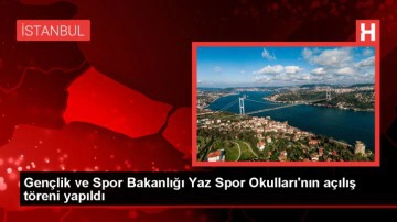 Gen&ccedil;lik ve Spor Bakanı Osman Aşkın Bak, Yaz Spor Okulları'nın a&ccedil;ılışında konuştu