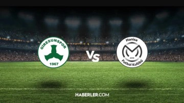 Giresunspor - Manisa FK ma&ccedil;ı canlı izle! Giresunspor - Manisa FK ma&ccedil;ı canlı izleme link var mı?