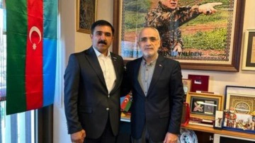 İbad H&uuml;seyinli, Cumhurbaşkanı Başdanışmanı Top&ccedil;u ile bir araya geldi