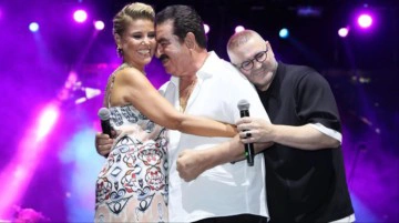 İbrahim Tatlıses, G&uuml;lben Ergen ve Şafak Sezer aynı sahnede! Dansları ve şarkıları alkış topladı