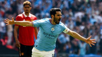 İlkay G&uuml;ndoğan yıldızlaştı! Manchester City, bir kupa daha kazandı