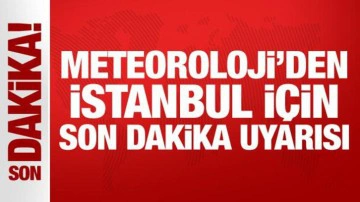 İstanbul &ccedil;evreleri i&ccedil;in g&ouml;k g&uuml;r&uuml;lt&uuml;l&uuml; sağanak uyarısı!
