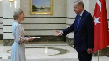 İsve&ccedil;'in Ankara B&uuml;y&uuml;kel&ccedil;isi Mard, Başkan Erdoğan'a g&uuml;ven mektubu sundu