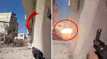 İzzeddin el-Kassam Tugayları, İsrail tankını RPG ile havaya u&ccedil;urdu