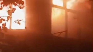 Kahramanmaraş&rsquo;ta ahşap evde yangın