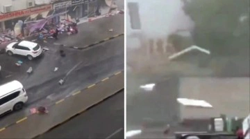 Kasırga &ouml;n&uuml;ne kattığı her şeyi u&ccedil;urdu! Libya'dan gelen g&ouml;r&uuml;nt&uuml;ler felaketi anlatmaya yetiyor