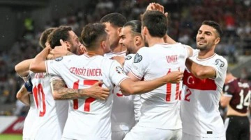 Milli Takım Letonya'yı 90+5'te yıktı! Grupta liderliğe y&uuml;kseldik
