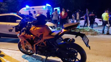 Motosiklet ile otomobil &ccedil;arpıştı: 1 yaralı