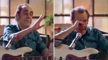 &Ouml;zkan Uğur'un vefatının ardından şarkı s&ouml;ylerken duygulandığı anlar yeniden g&uuml;ndem oldu