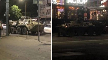 Rusya'da darbe alarmı! Zırhlı ara&ccedil;lar ve askerler devriye gezmeye başladı