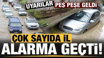 Son dakika: Meteoroloji'den peş peşe uyarılar! &Ccedil;ok sayıda il i&ccedil;in alarm verildi...