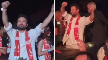 Tarkan, Filenin Sultanları'nın şampiyonluk kutlamasında trib&uuml;nde Erik Dalı oynadı