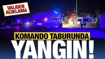 Tunceli&rsquo;de taburun yatakhanesinde yangın