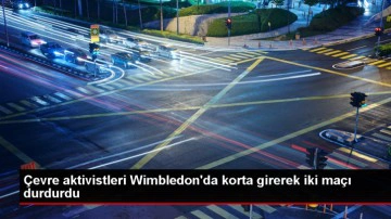 Wimbledon Tenis Turnuvasında &Ccedil;evre Aktivistlerinin Eylemi